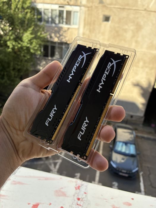 Kit Memorie RAM 16GB Kingston HyperX Fury Black 8GB (2x8GB)