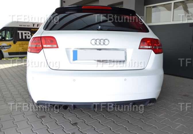 Difuzor bara spate Audi A3 8P Coupe Sportback Facelift Rs3 S3 S-line