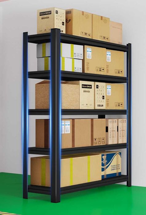 Балкон учун металл стеллаж, мустаҳкам ва танланадиган полкали