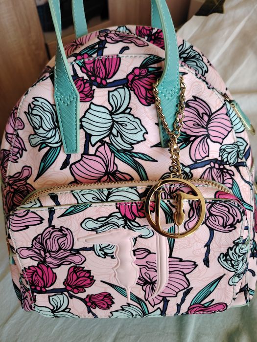 Уникална шарена раница Trussardi