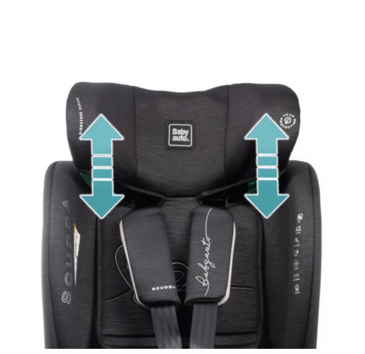 BABYAUTO SIGNATURE Стол за кола I-SIZE SCUDDA 360° ISOFIX (40-150 см) BLACK LINE