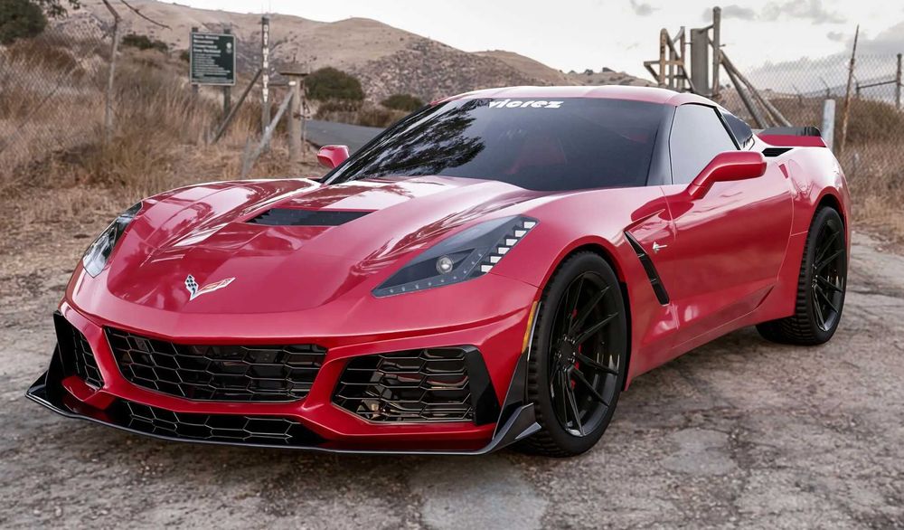 ZR1 броня, калник, прагове, части за Chevrolete Corvette C7 C8