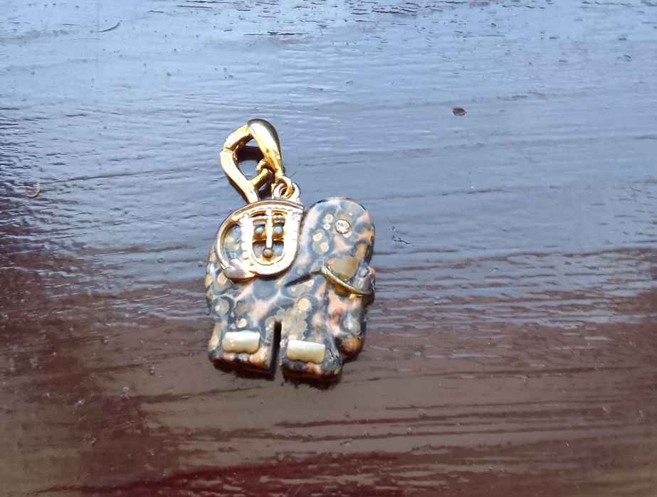 Pandantiv piatra jasp leopard