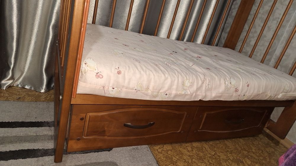 Манеж с ортопедическим матрасом