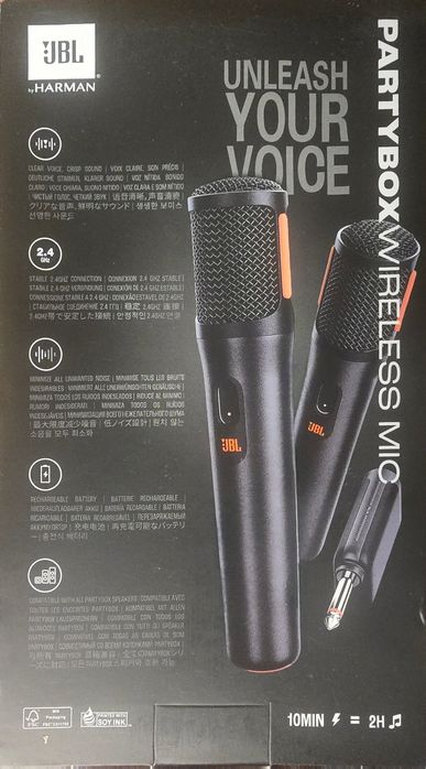 Безжичен микрофон JBL Partybox Wireless Microphone Set