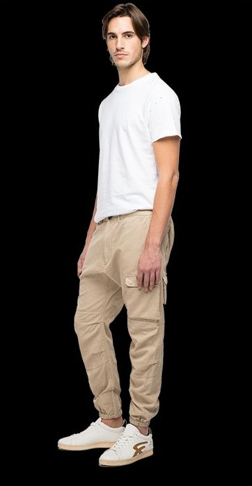 Оригинален панталон с джобове Replay W34 W36 нов мъжки карго cargo Реп