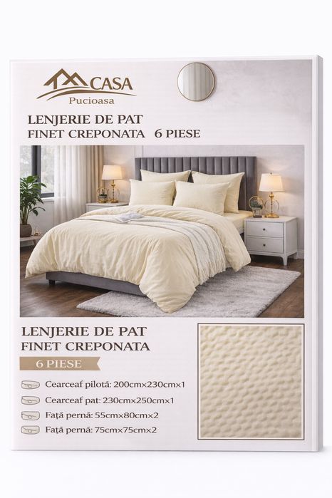 Lenjerie de pat 6 piese