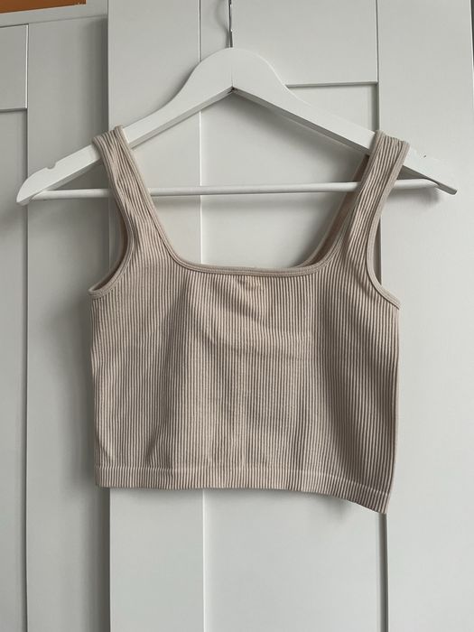 Бежов рипсен потник