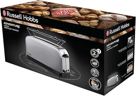 Тостер Russell Hobbs [Дълъг отвор за 2 филийки 21396-56