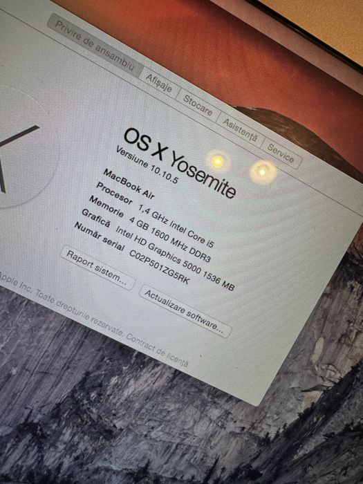 Laptopuri Macbook air de 11 si 13 inch