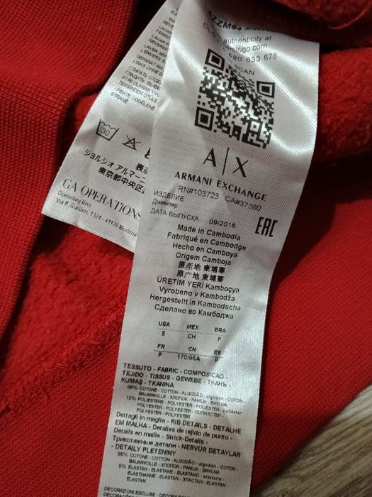 Bluză Armani Exchange, bărbați