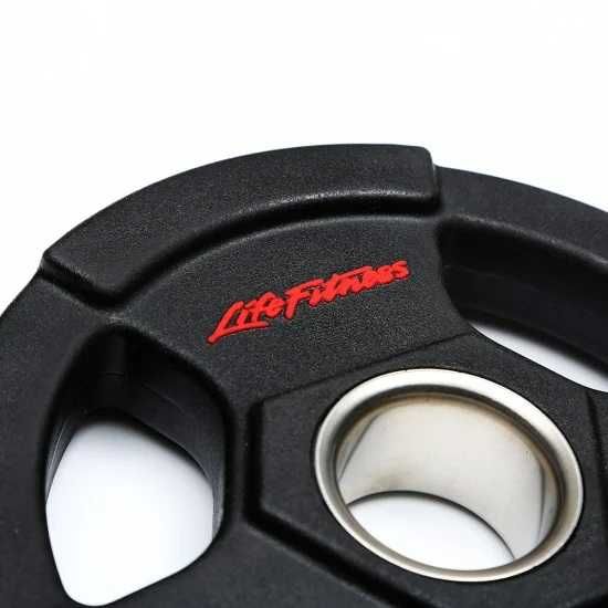 ПРОМО! Сет Уретанови Тежести Life Fitness 2.5 кг - 25 кг Дискове 155кг