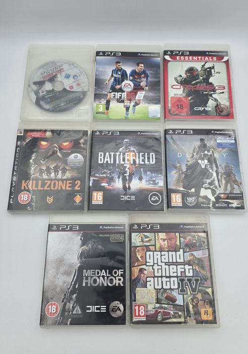 Pachet 8 x jocuri video PS3