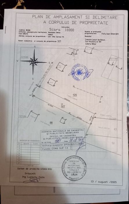 De vanzare in Beius, 28€/mp