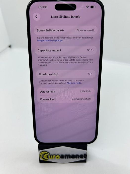 Telefon mobil Apple iPhone 16 Plus, 128GB, 5G, Black -D-