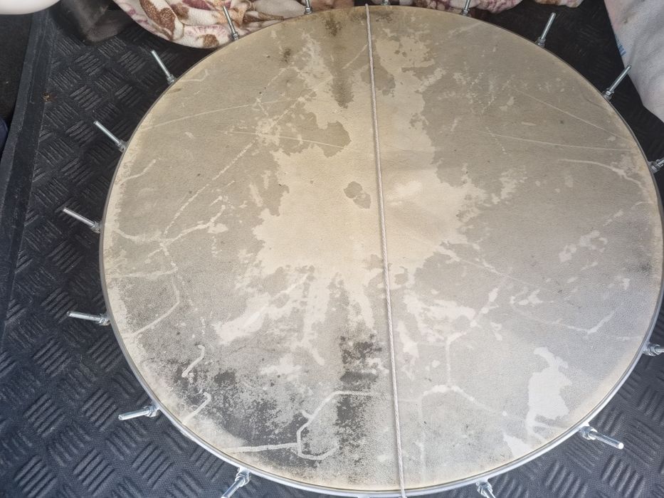 Doba (toba) din piele de capra, diametru 65cm