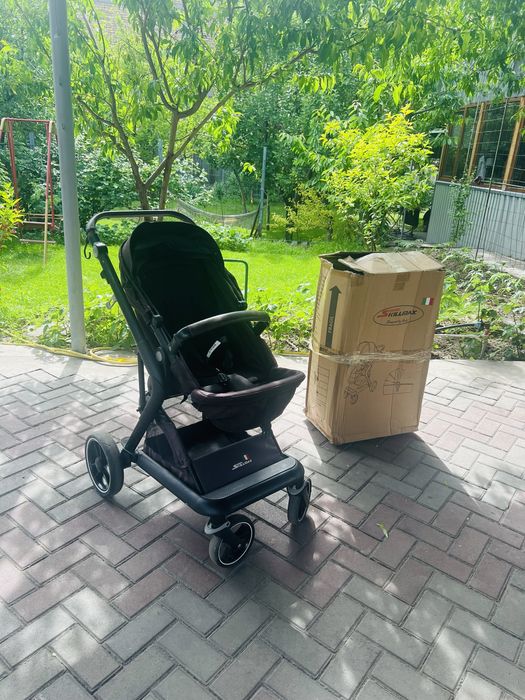 Skillmax коляска 2в1 черная