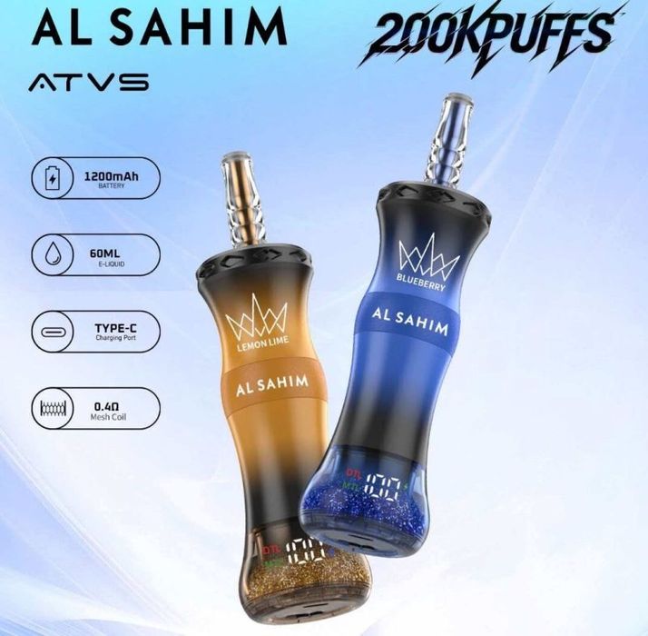 Vape narghilea | shisha ALSAHIM HOOKAH 200K PUFFS