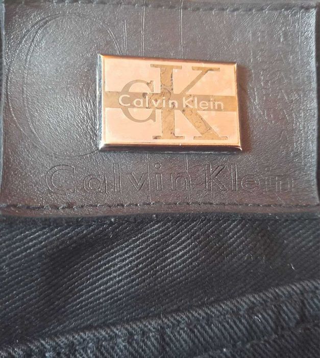 Calvin Klein Jeans W32 L34 / Черные Джинсы с Начесом