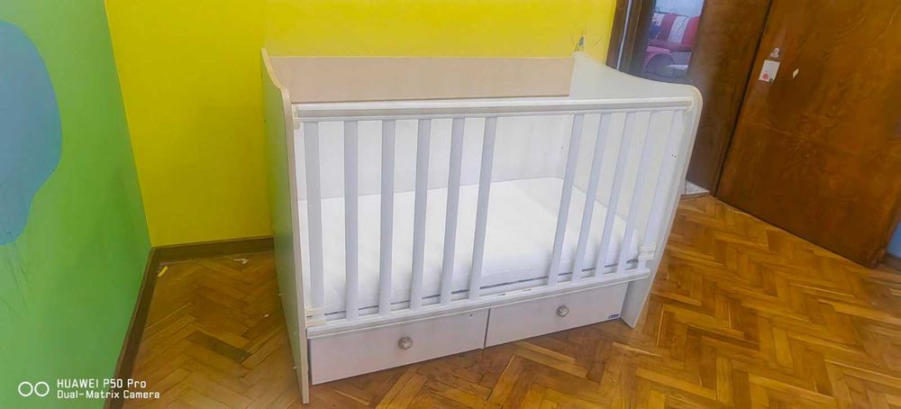 Детско многофункционално легло Lorelli Matrix Бяло/Капучино