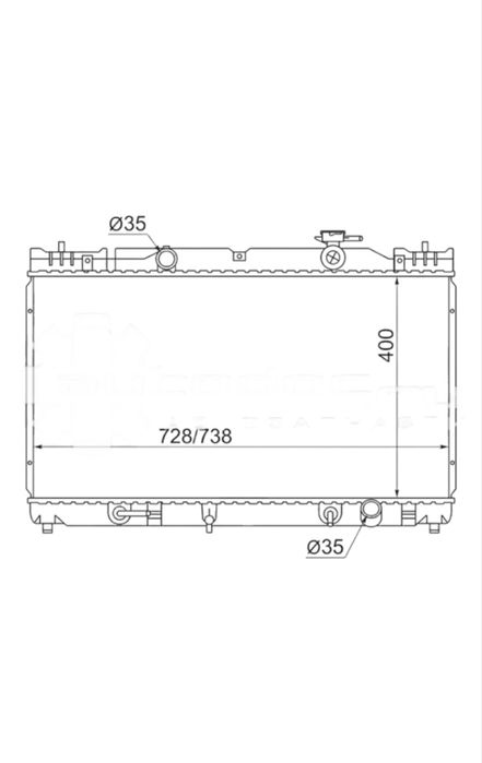 Радиатор основ камри 30 3.0 фирма EEP