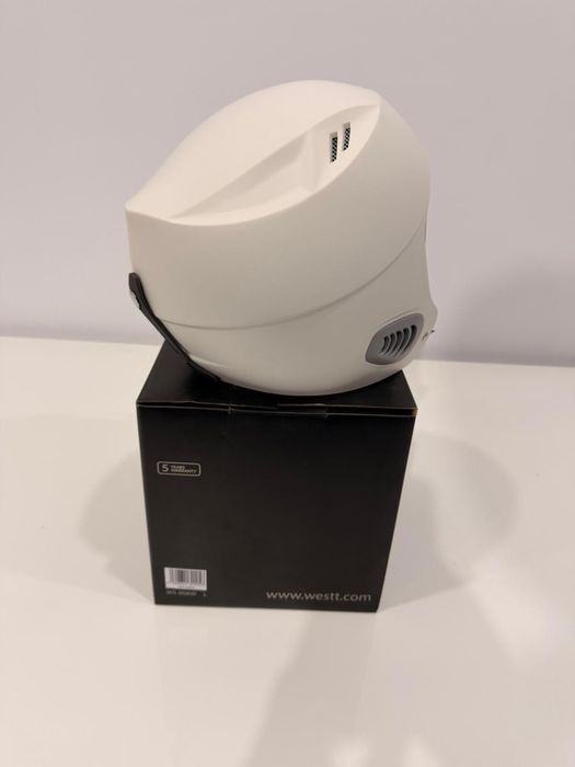 Casca schi WEST marime L alb