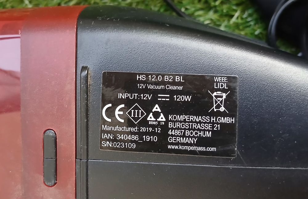 Прахосмукачка за кола 12V