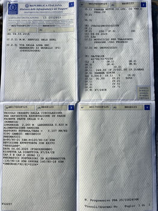 Enduro Yamaha Yzf250