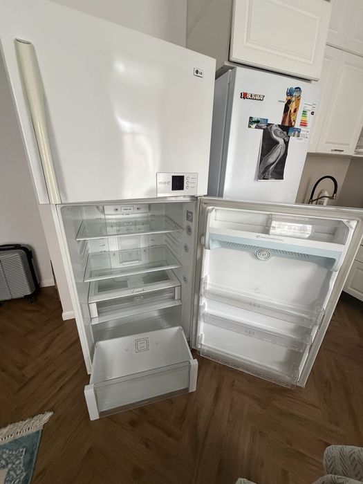 Холодильник рабочий lg большой б/у