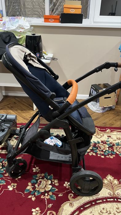 Коляска Cybex Leotie Lux 2 в 1 (синяя)