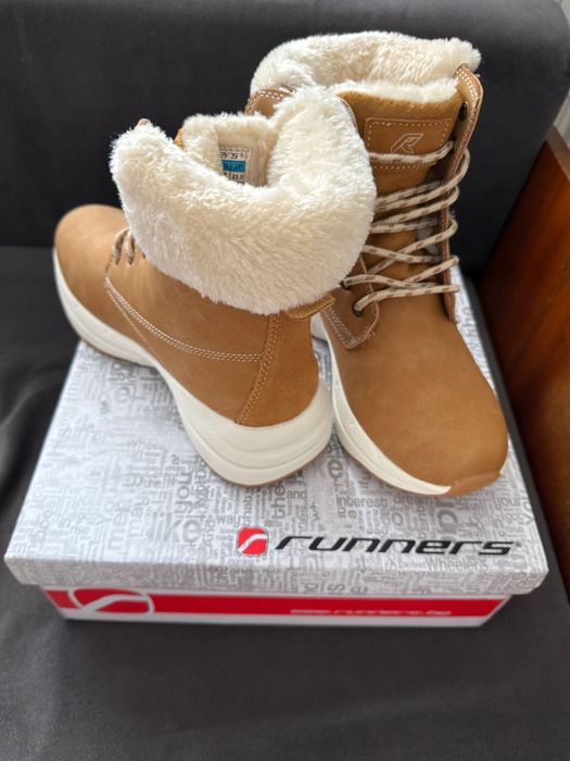 Дамски боти- Runners- Набук