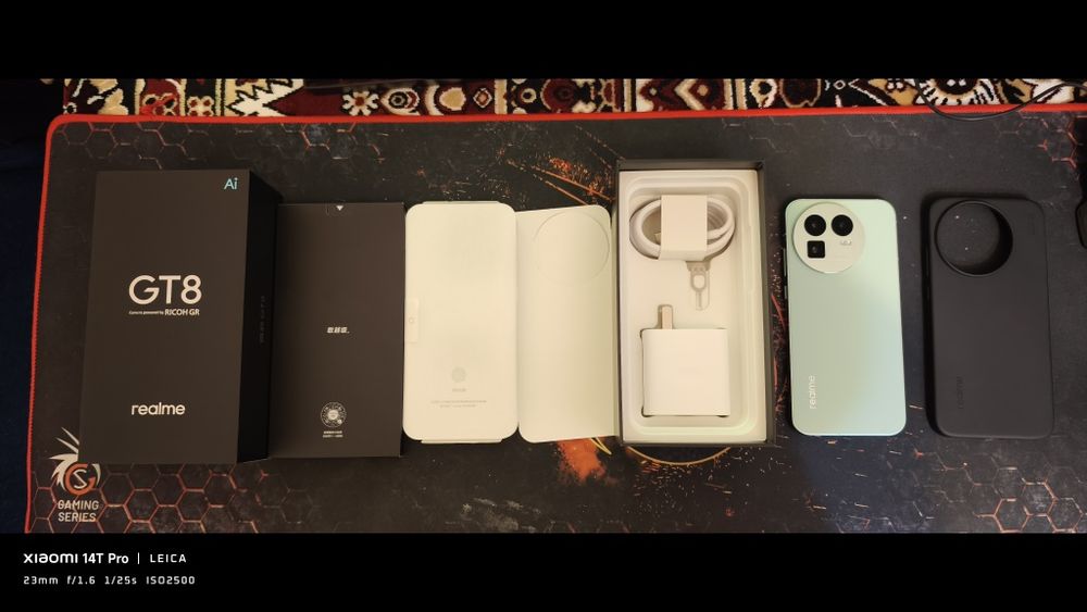 realme GT8 green, 12+256Gb, full box, ca nou (cititi anuntul!)