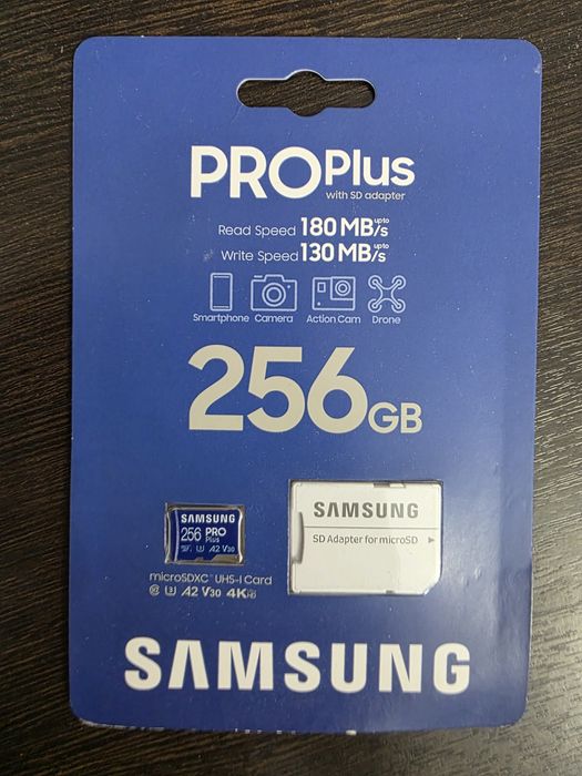 Samsung Micro SD 256GB Pro Plus 180 MB/s (MB-MD256SA)