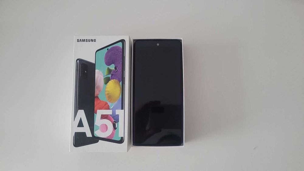 Telefon mobil Samsung Galaxy A51, negru, Dual SIM, 128GB, 4GB RAM, 4G