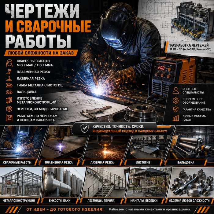 Изготовление металлоконструкций и изделий из металла на заказ
