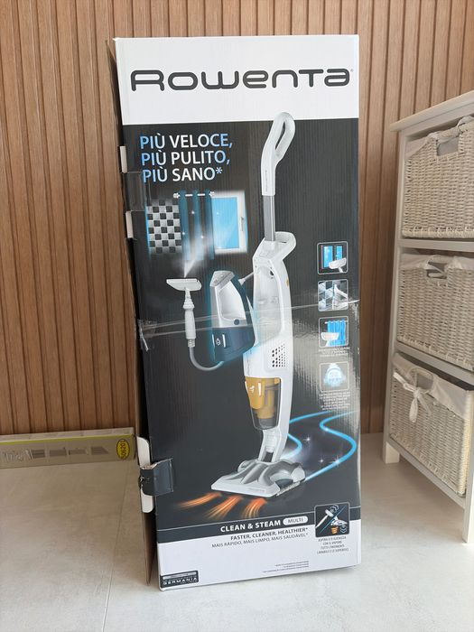 Rowenta Clean & Steam Multi RY8561WH — вертикална прахосмукачка + парочистачка 3 в 1.