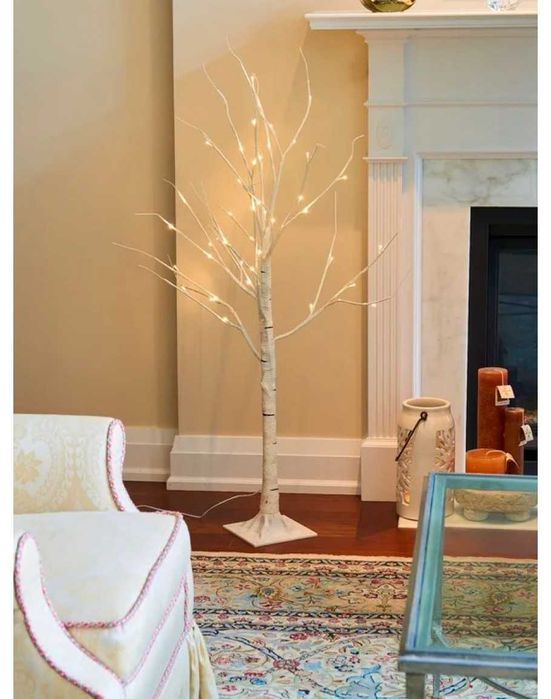 Светещо КОЛЕДНО дърво 150см със 120 бели LED светлини 122023 Коледа