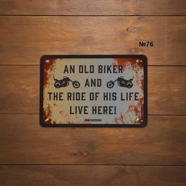 OXFORD метални табели мотор рокер мото крос чопър моторист сервиз