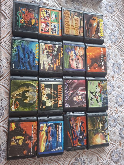 Картриджи на SEGA