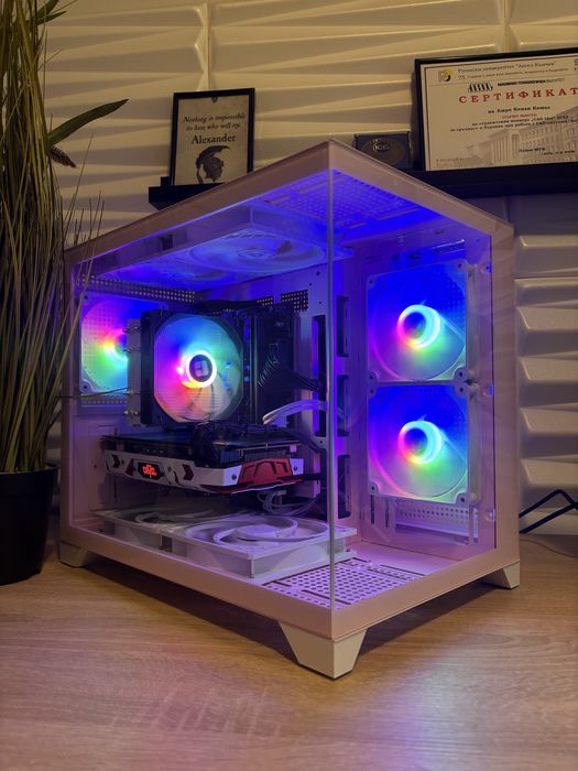 Геймърски компютър Ryzen 5 5600/RX580 8GB/12 Ram/256 ssd/500 hdd/600W