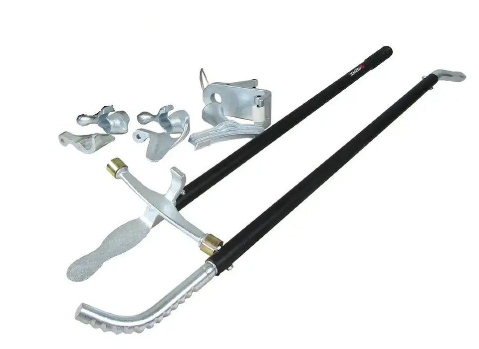 Инструмент за ръчен монтаж на гуми на камиони и др.