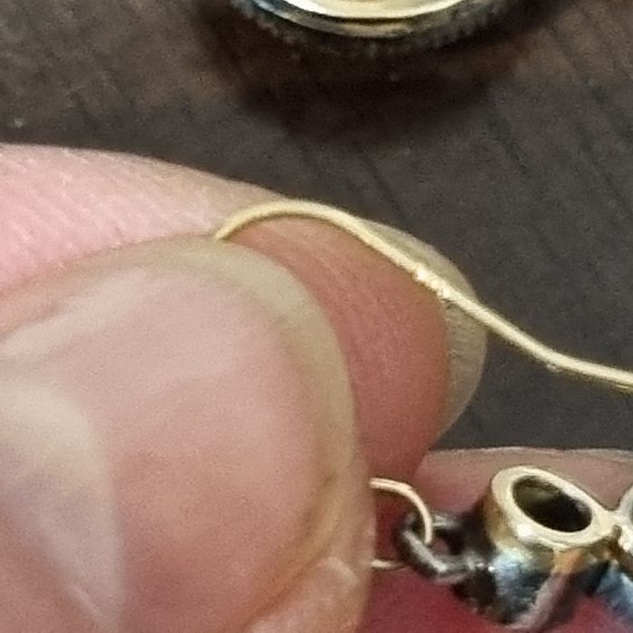 Cercei antici aur ,argint diamante