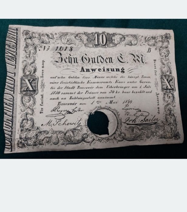 Lot bancnote RARE România 1849