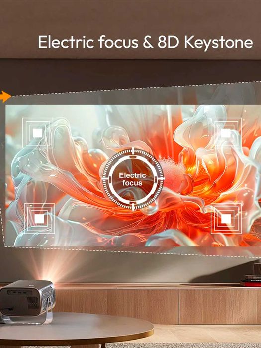 проектор Byintek a12 смарт и очень яркий и качественный пылезащищенный