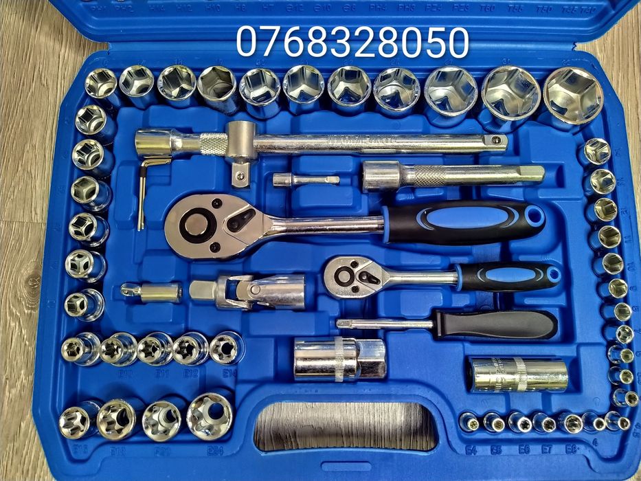 Trusa de scule, 108 piese, material crom vanadium, geanta transport