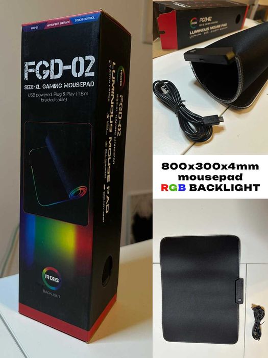 Mousepad gaming rgb sigilat