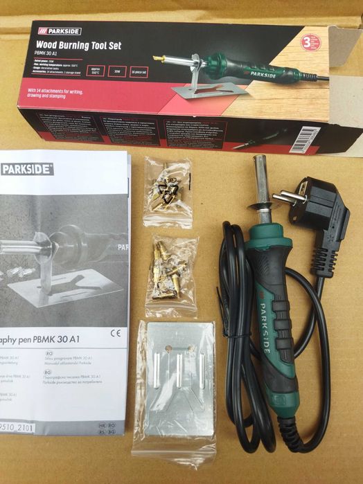 Професионален немски пирограф 16 части чисто нов