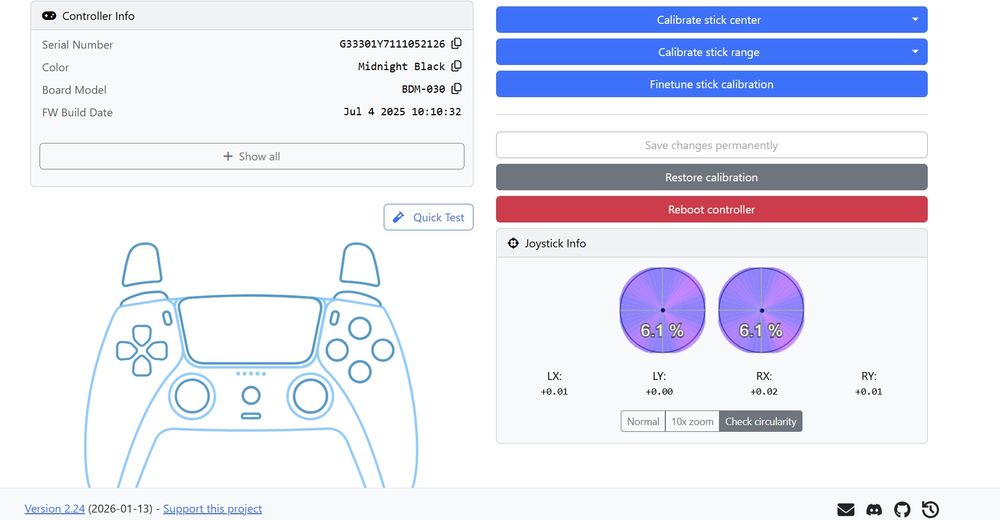 Playstation 5 Dualsense Controller TMR