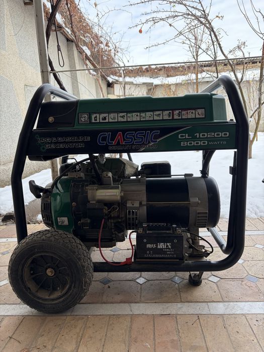 Генератор Classic 7kw gaz benzin