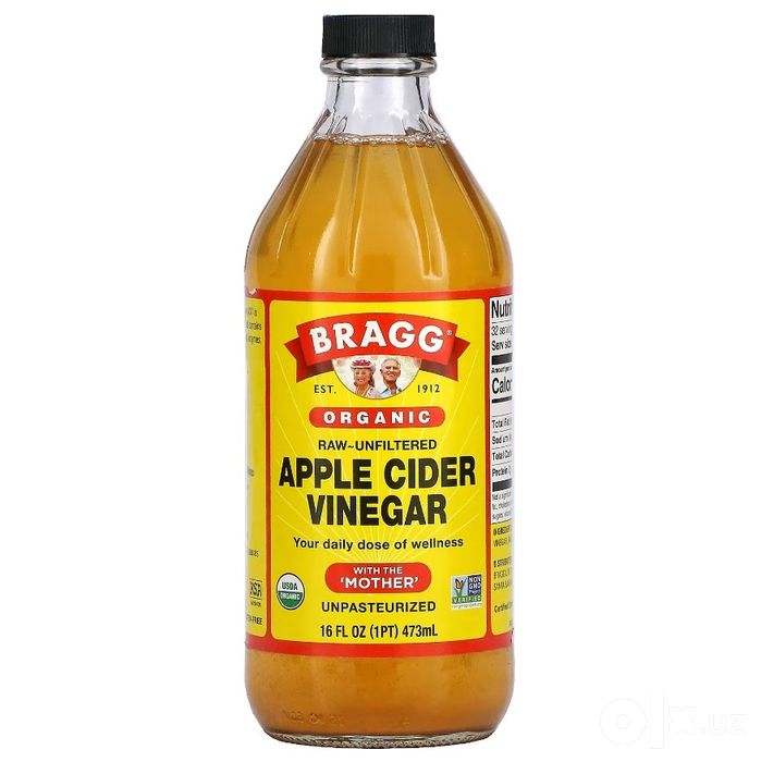 Bragg, органический яблочный уксус, , 473 м с доставкой